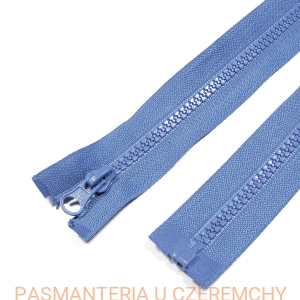 zamek 60 cm chabrowoniebieski rozdzielczy kostka rozm.5  /granatowy, chabrowy, niebieski/