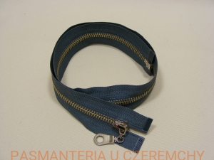 zamek 65 cm stalowoniebieski rozdzielczy metalowy VT10, nikiel /niebieski/