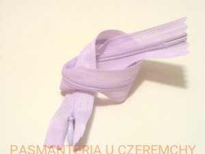 zamek kryty 25 cm lila fiolet /fioletowy/