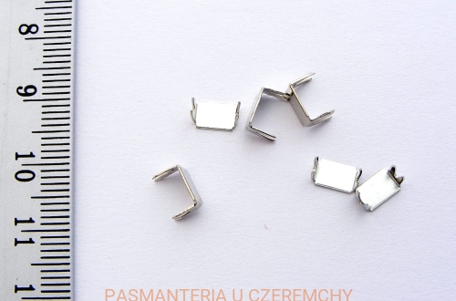 skuwka /zacisk, końcówka/ do zamka 5 mm nikiel