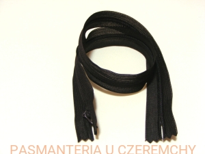 Zamek nierozdzielczy kryty 50 cm brunatny /bardzo ciemny brąz/