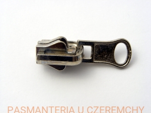 suwak zamkowy obrotowy kostka 5 nikiel /dwustronny, do zamków kostkowych/ 