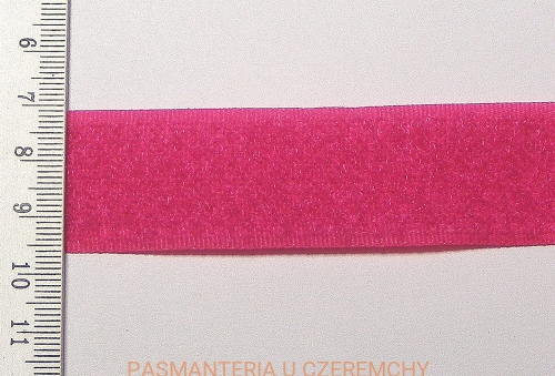  taśma rzepowa /rzep/ 25 mm intensywnie różowa 