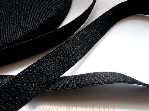 guma ramiączkowa 18 mm czarna