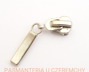 suwak zamkowy do zamków metalowych VT10 - nikiel /srebrny/