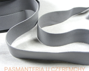 guma gładka miękka 32 mm szara