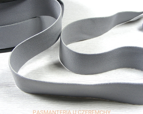 guma gładka miękka 32 mm szara