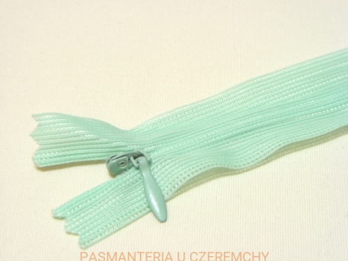 zamek kryty 45 cm seledynowy /zielony/